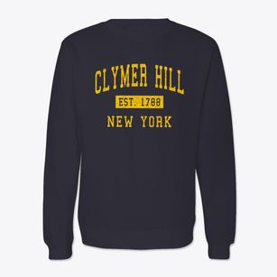 Clymer Hill New York Classic Established Crewneck Sweatshirt