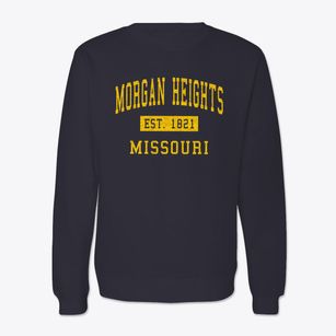 Morgan Heights Missouri Classic Established Crewneck Sweatshirt