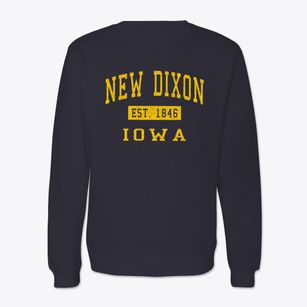 New Dixon Iowa Classic Established Crewneck Sweatshirt