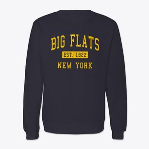 Big Flats New York Classic Established Crewneck Sweatshirt