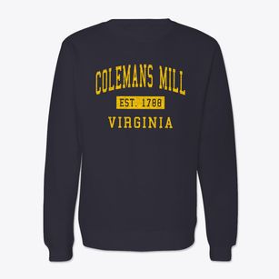 Colemans Mill Virginia Classic Established Crewneck Sweatshirt