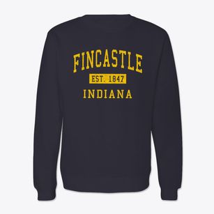 Fincastle Indiana Classic Established Crewneck Sweatshirt
