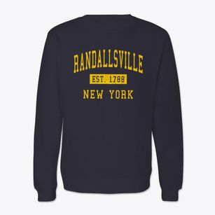 Randallsville New York Classic Established Crewneck Sweatshirt