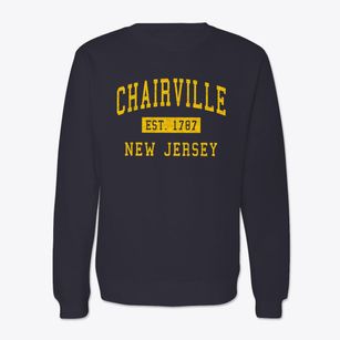 Chairville New Jersey Classic Established Crewneck Sweatshirt