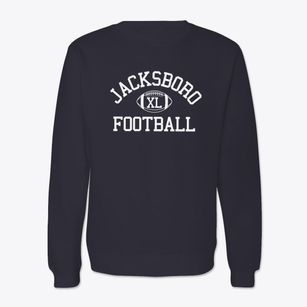 Jacksboro Learning Center Classic Football Crewneck Sweatshirt