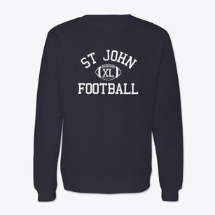 St John Nepomucene Parish Classic Football Crewneck Sweatshirt
