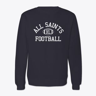 All Saints Episcopal School Classic Football Crewneck Sweatshirt