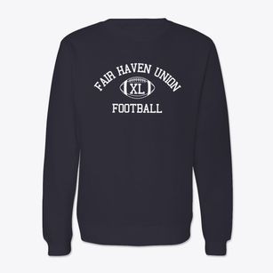 Fair Haven Union High School Classic Football Crewneck Sweatshirt