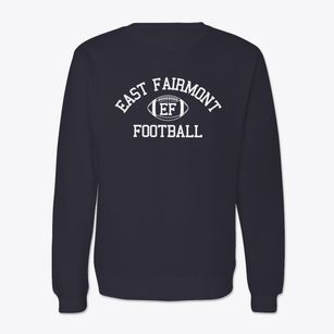 East Fairmont High School Classic Football Crewneck Sweatshirt