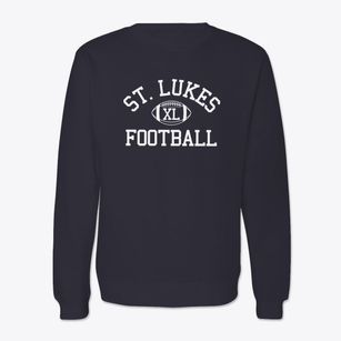 Saint Lukes Lutheran School Classic Football Crewneck Sweatshirt