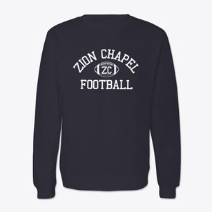 Zion Chapel High School Classic Football Crewneck Sweatshirt