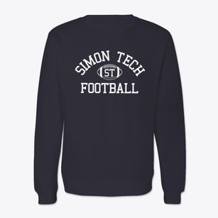 Simon Tech Classic Football Crewneck Sweatshirt