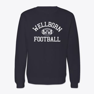 Walter Wellborn High School Classic Football Crewneck Sweatshirt