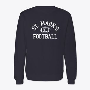 Saint Mark's Episcopal School Classic Football Crewneck Sweatshirt