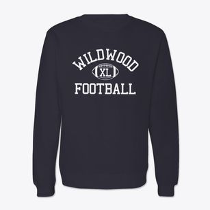 Wildwood Christian School Classic Football Crewneck Sweatshirt