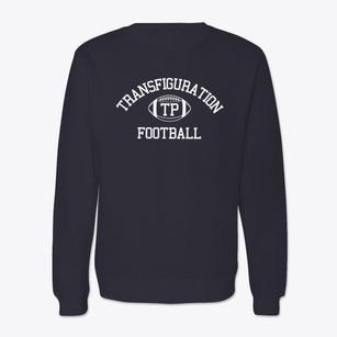 Transfiguration Parish Classic Football Crewneck Sweatshirt