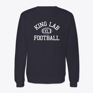 Martin Luther King Jr. Laboratory School Classic Football Crewneck Sweatshirt