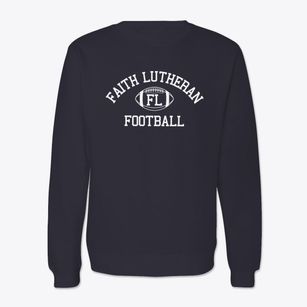 Faith Lutheran High School Classic Football Crewneck Sweatshirt