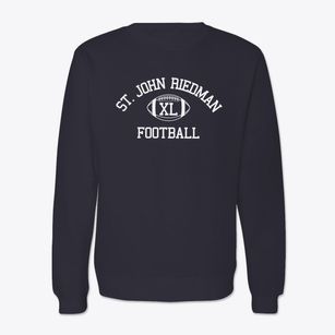 Saint John Riedman Memorial School Classic Football Crewneck Sweatshirt