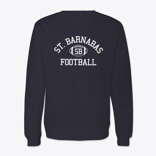 Saint Barnabas School Classic Football Crewneck Sweatshirt
