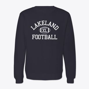 Lakeland High School Classic Football Crewneck Sweatshirt