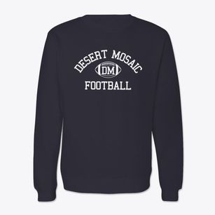 Desert Mosaic School Classic Football Crewneck Sweatshirt
