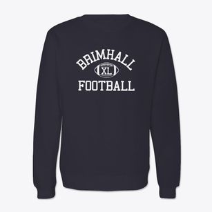 Brimhall Junior High School Classic Football Crewneck Sweatshirt