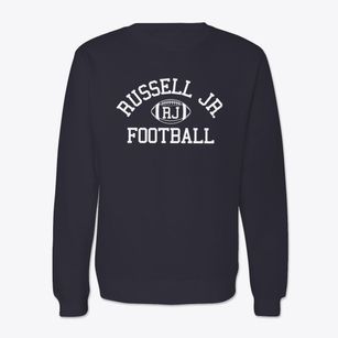 Russell Jr. High School Classic Football Crewneck Sweatshirt