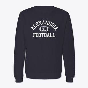 Alexandria Homeschool Arts & Athletics Classic Football Crewneck Sweatshirt