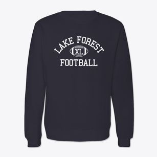 Lake Forest Charter School Classic Football Crewneck Sweatshirt