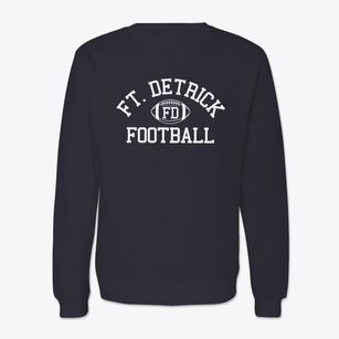 Ft. Detrick Classic Football Crewneck Sweatshirt