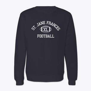 Saint Jane Frances School Classic Football Crewneck Sweatshirt