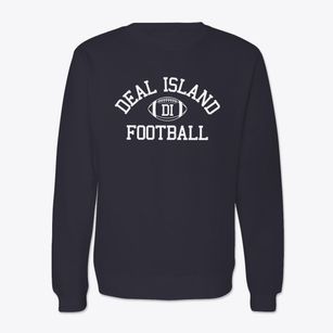 Deal Island School Classic Football Crewneck Sweatshirt