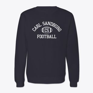 Carl Sandburg Learning Center Classic Football Crewneck Sweatshirt