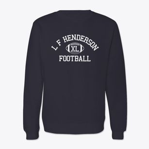 L F Henderson Intermediate School Classic Football Crewneck Sweatshirt