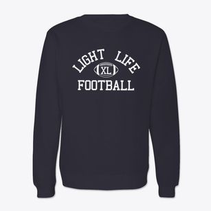 Light & Life Christian School Classic Football Crewneck Sweatshirt