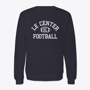 Le Center High School Classic Football Crewneck Sweatshirt