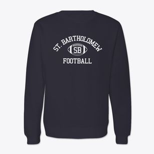 Saint Bartholomew School Classic Football Crewneck Sweatshirt
