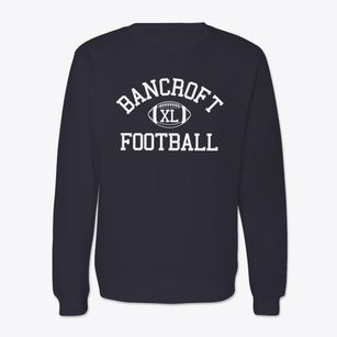 Bancroft Community School Classic Football Crewneck Sweatshirt