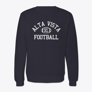 Alta Vista Charter High School Classic Football Crewneck Sweatshirt