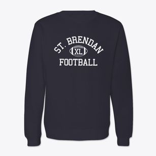Saint Brendan Catholic School Classic Football Crewneck Sweatshirt