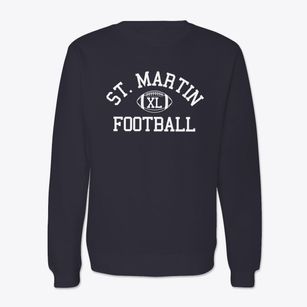Saint Martin Of Tours School Classic Football Crewneck Sweatshirt