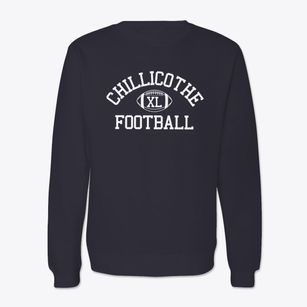 Chillicothe Junior High School Classic Football Crewneck Sweatshirt