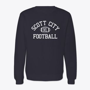 Scott City R-1 School Classic Football Crewneck Sweatshirt