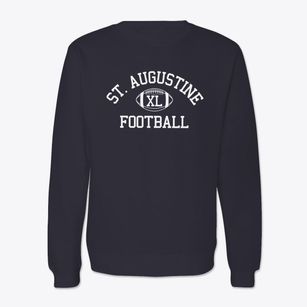 Saint Augustine Early Child Care Classic Football Crewneck Sweatshirt