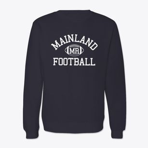 Mainland Regional High School Classic Football Crewneck Sweatshirt