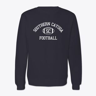 Southern Cayuga High School Classic Football Crewneck Sweatshirt