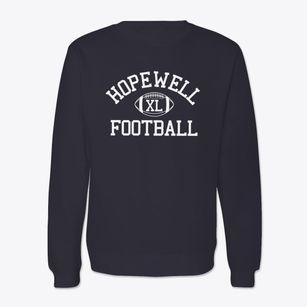 Hopewell High School Classic Football Crewneck Sweatshirt