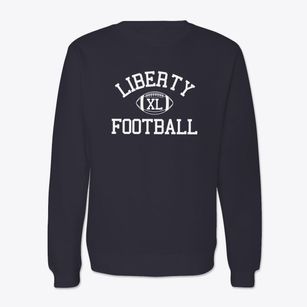 Liberty Center High School Classic Football Crewneck Sweatshirt