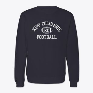 Kipp Columbus High School Classic Football Crewneck Sweatshirt
